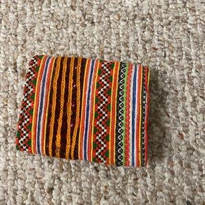 Vintage colorful cloth wallet